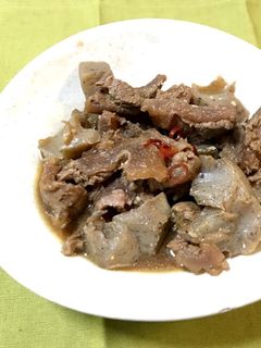 電子レンジで牛すじの土手煮-レシピのメイン写真