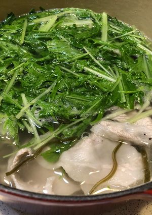 昆布も食べよう☆節約豚ハリハリ鍋〜無添加-レシピのメイン写真