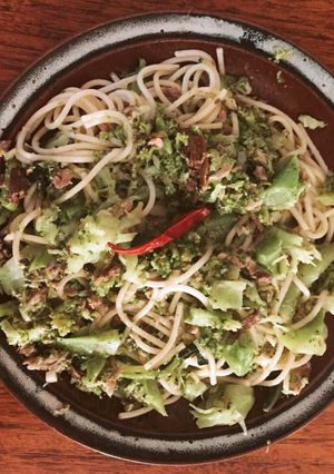 鰯とブロッコリーのオリーブオイルパスタ-レシピのメイン写真