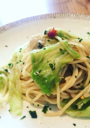 簡単！アンチョビキャベツのパスタ-レシピのメイン写真