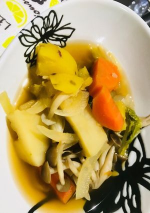 野菜スープ(冷蔵庫の残り物消費)-レシピのメイン写真