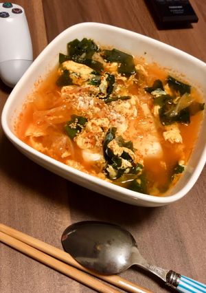 簡単純豆腐風スープ✩-レシピのメイン写真