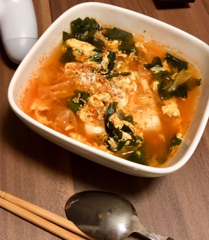 簡単純豆腐風スープ✩ by 馬刺しちゃん 【クックパッド】 簡単おいしい