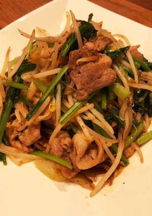 ◇もやしと小松菜の肉野菜炒め◇-レシピのメイン写真