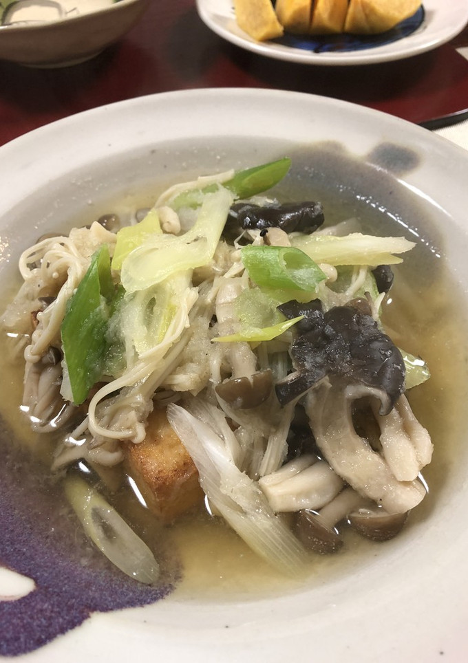 厚揚げのきのこみぞれあんかけ-レシピのメイン写真