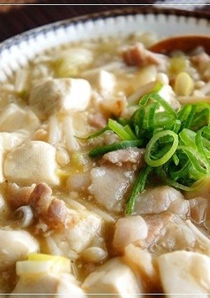 とろフワ柚子胡椒deピリピリ白い麻婆豆腐-レシピのメイン写真