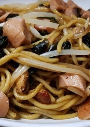 タマゴタケなど天然キノコの焼きそば＾＾-レシピのメイン写真