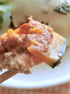 簡単★かぼちゃたっぷりハンバーグ-レシピのメイン写真