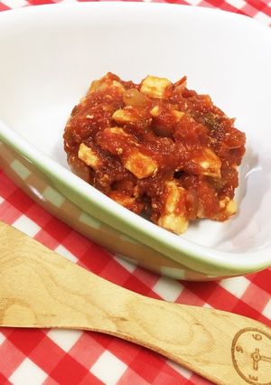 離乳食中期〜鶏むね肉のトマトソース♫-レシピのメイン写真