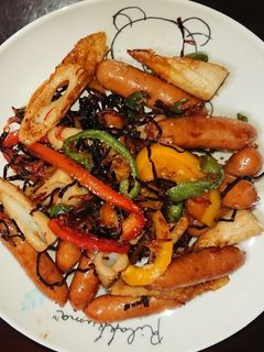 弁当おかず・塩昆布・小エビ・粉チーズ炒め-レシピのメイン写真