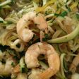 野菜たっぷりエビのエスニック炒め