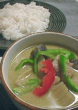 鶏肉となすのグリーンカレー-レシピのメイン写真