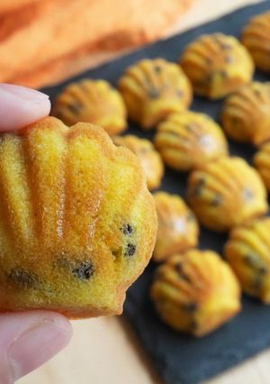 簡単！かぼちゃとチョコチップのマドレーヌ-レシピのメイン写真