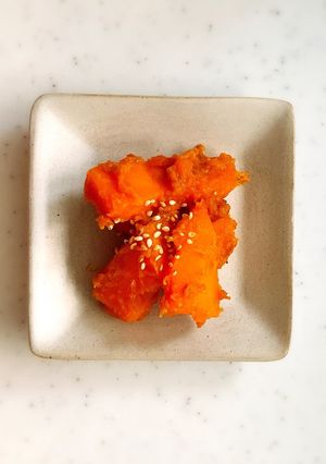 豚ロース付けた残りの塩麹でかぼちゃ炒め-レシピのメイン写真