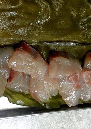 カンパチ昆布締めの作り方-レシピのメイン写真