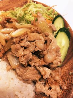 豚こま肉で簡単!しょうが焼き!!-レシピのメイン写真