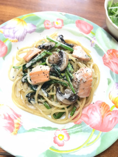 ♡鮭とほうれん草のクリームパスタ♡-レシピのメイン写真