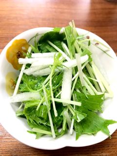 ♡簡単すぎる梨と水菜のサラダ♡-レシピのメイン写真