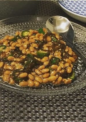 納豆ともずくの醤油麹あえ-レシピのメイン写真