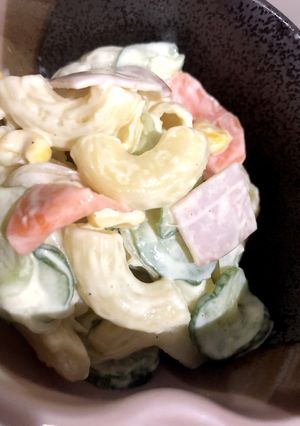 簡単！家庭の味！マカロニサラダ！！-レシピのメイン写真