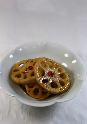 高砂の峰で！れんこんのピリ辛炒め-レシピのメイン写真