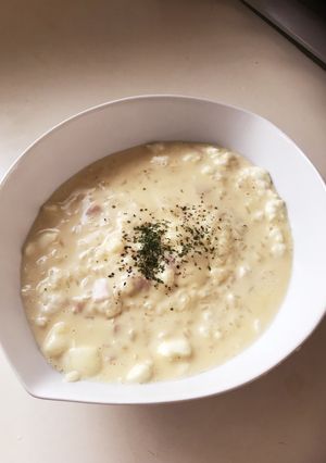 カルボナーラ風 濃厚リゾット-レシピのメイン写真