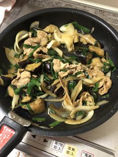 なすと豚肉のカレー炒め-レシピのメイン写真