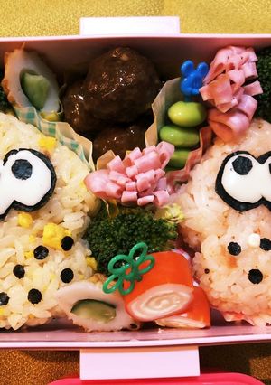 スプラトゥーンのキャラ弁-レシピのメイン写真