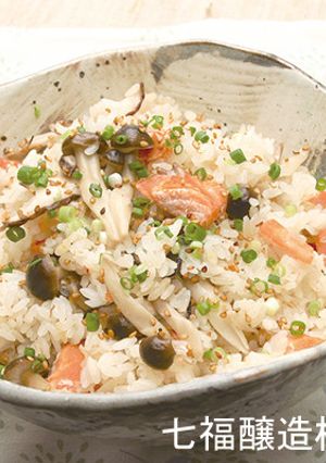 香ばし鮭ときのこの混ぜご飯-レシピのメイン写真