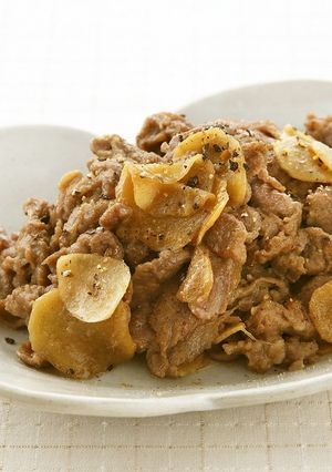 甘辛ラム肉のひらひらしょうが炒め-レシピのメイン写真