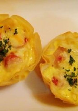 パパッと餃子の皮キッシュ♪-レシピのメイン写真