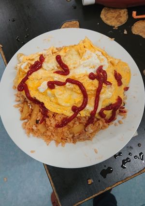 【体育系学生】具だくさんオムライス-レシピのメイン写真