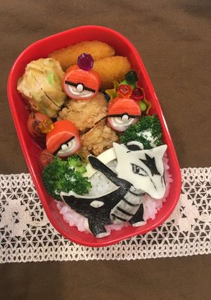 ポケモンキャラ弁☆アローラガラガラ☆-レシピのメイン写真