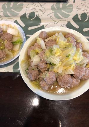 簡単、巻かない、肉団子の白菜煮。-レシピのメイン写真