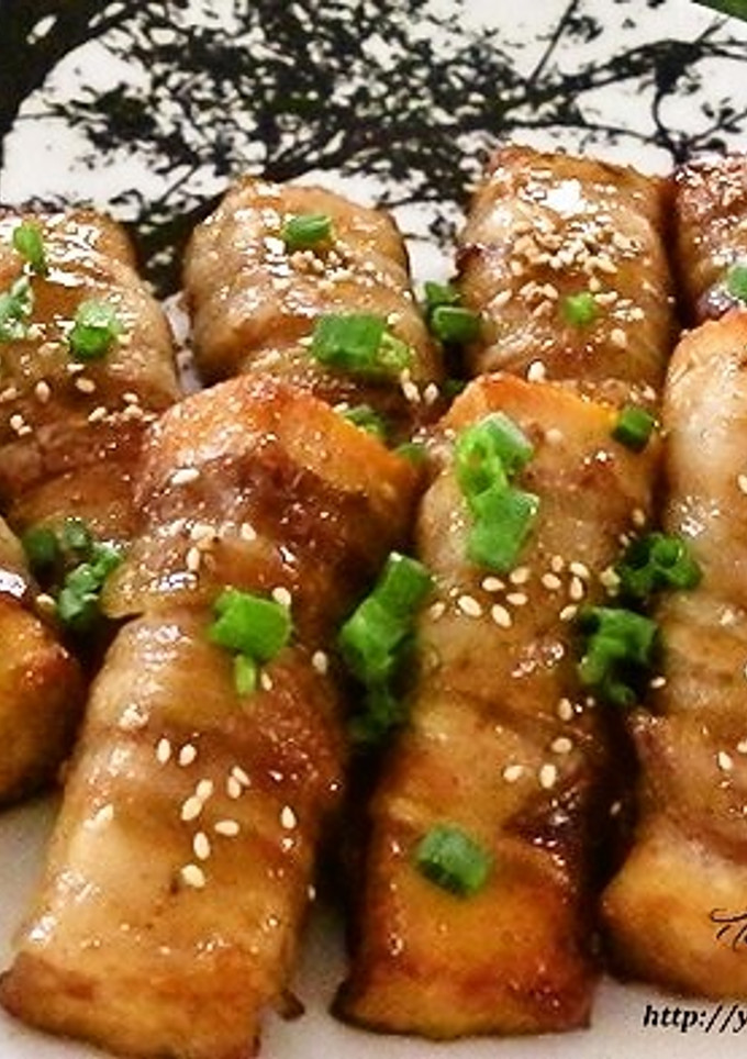 厚揚げの肉巻き☆柚子胡椒照り焼き-レシピのメイン写真