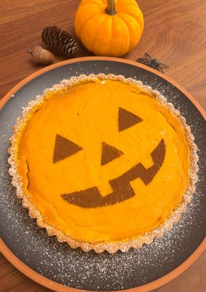 ハロウィンに！かぼちゃのタルト-レシピのメイン写真