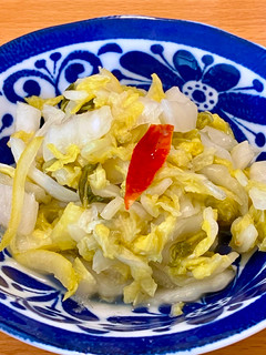白菜の漬物をお手軽に 牛乳パックがミソ-レシピのメイン写真
