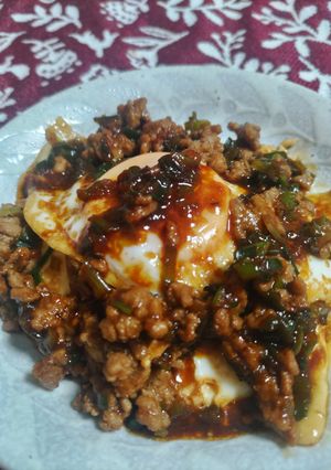 めだまーぼー※目玉焼き・麻婆豆腐アレンジ-レシピのメイン写真