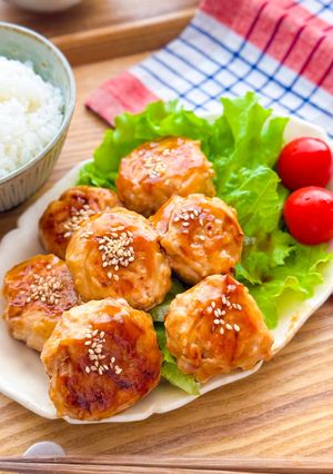 もやし入り鶏つくね-レシピのメイン写真