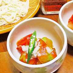รูปของ 【トマト消費】トマトのポン酢合え