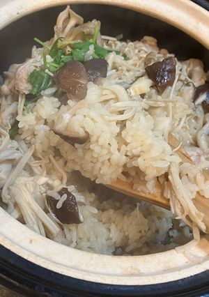 秋！ドッサリ茸と鶏肉の土鍋炊き込みご飯🍄‍🟫-レシピのメイン写真
