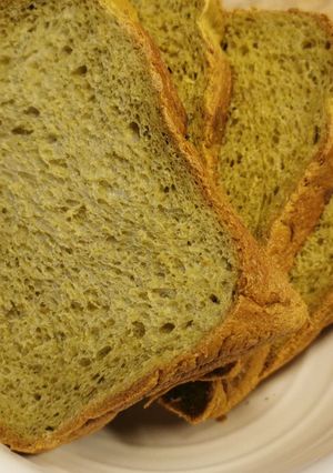 簡単！HBで作る抹茶ミルクパン-レシピのメイン写真