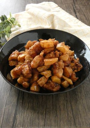 鶏肉とじゃが芋のカリカリ揚げ-レシピのメイン写真