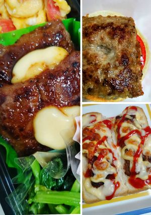 四角いハンバーグ＊ポリ袋で成形♪冷凍OK-レシピのメイン写真