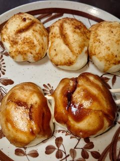 焼き饅頭。お好み&焼き肉味-レシピのメイン写真