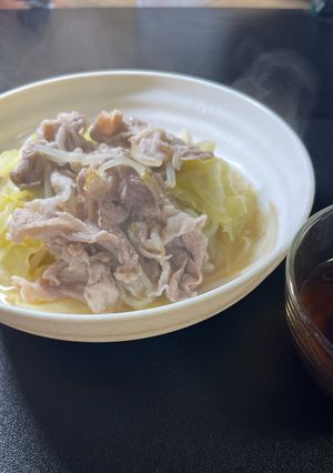 【包丁いらず!】豚肉とキャベツ蒸し✨️-レシピのメイン写真