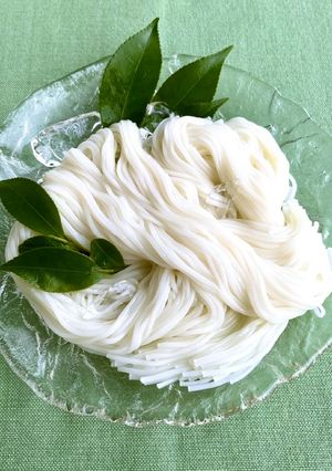 レンジでそうめん-レシピのメイン写真
