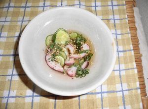 基本のタコときゅうりの酢の物-レシピのメイン写真