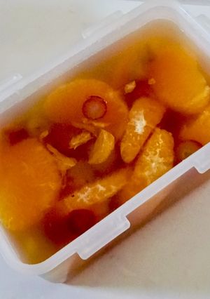 デコポンとぶどうの寒天ゼリー-レシピのメイン写真