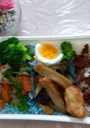 茄子の煮物のお弁当のレシピ-レシピのメイン写真